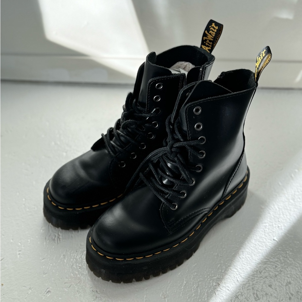 Dr. Martens Black Leather Boots